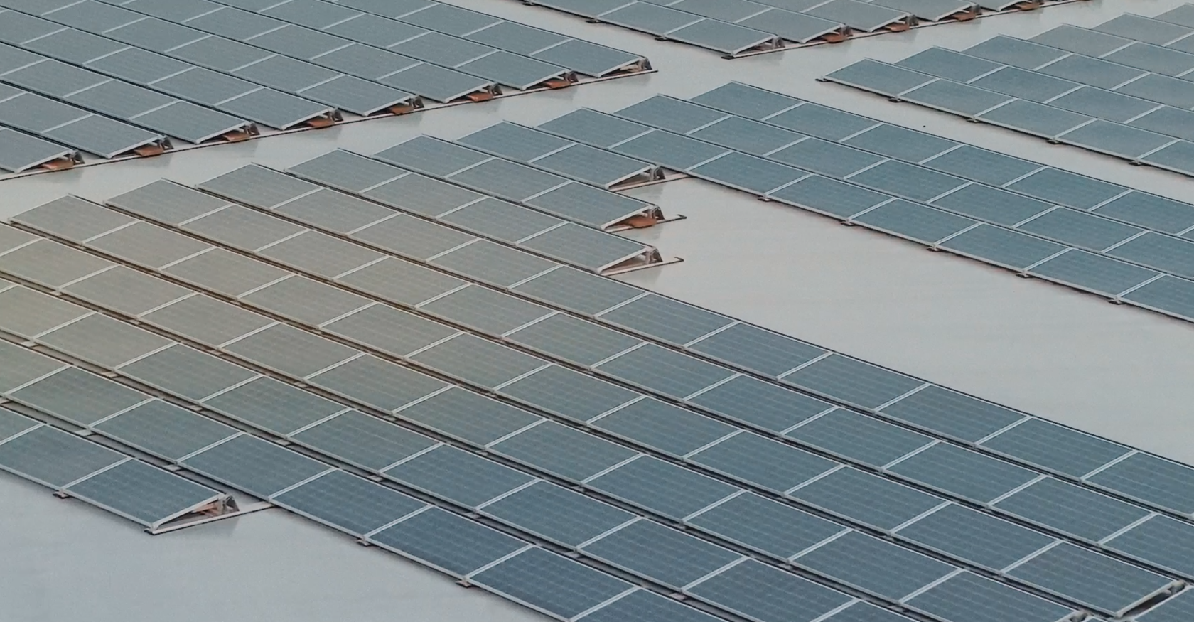 Solar panels grid at Apotea headquarters 