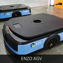 Enzo AGV with a robot unit