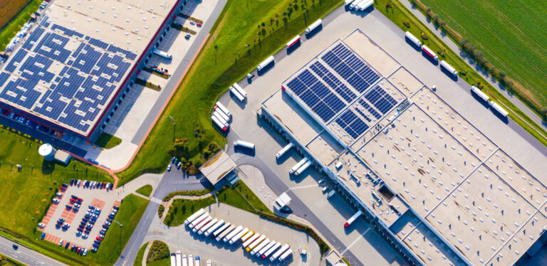 Solar powered warehouses.