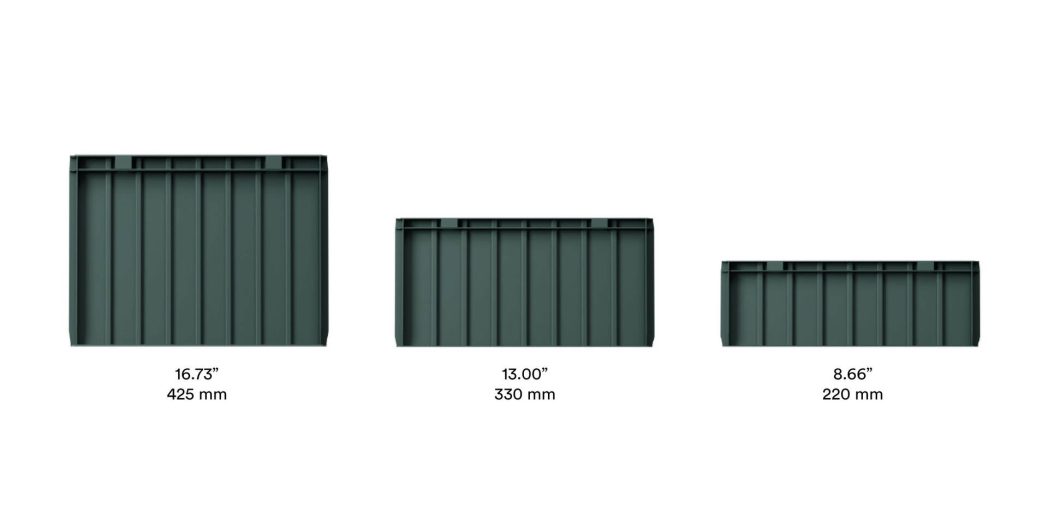 Various AutoStore bin sizes